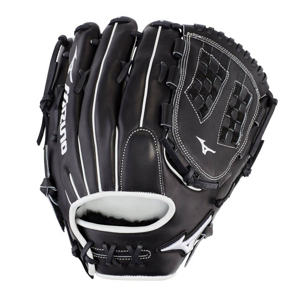 Mizuno Pro Select Fastpitch 12.5" - Bayan Eldiven - Siyah Türkiye (JHUCTE-069)